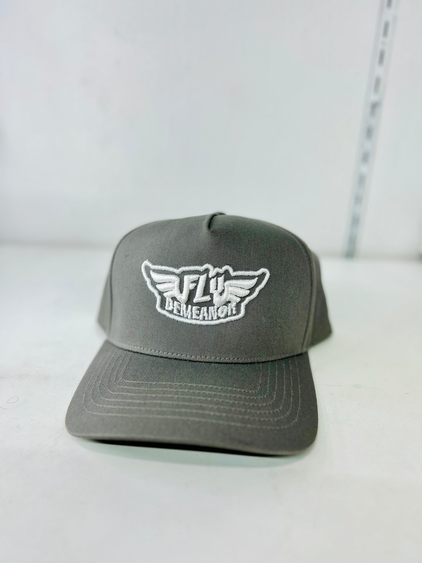 Grey 5 Panel SnapBack