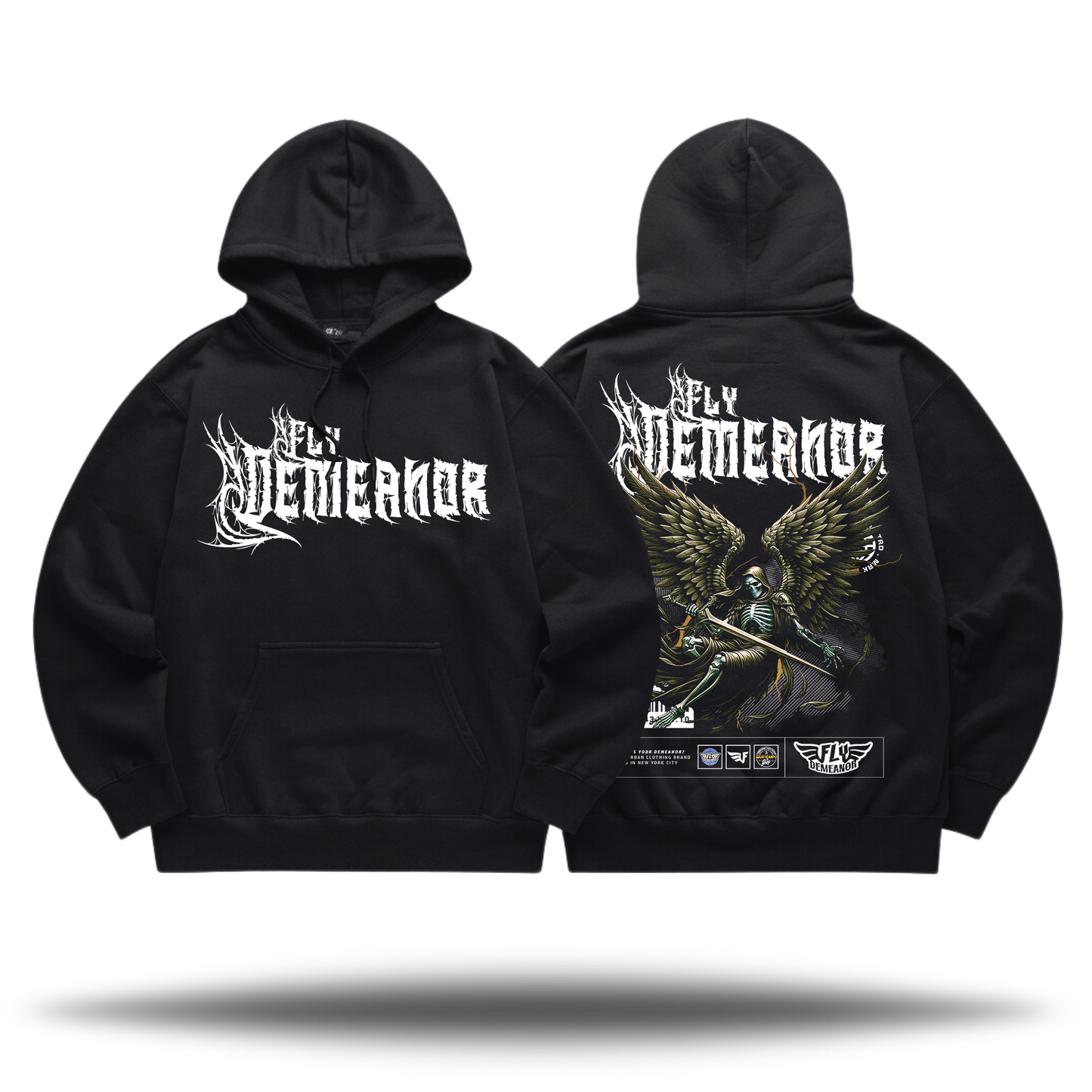 Skull Angel Heavyweight Hoodie